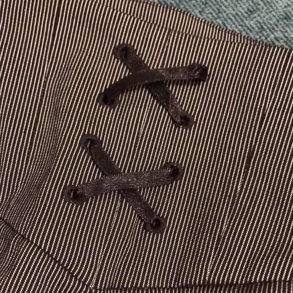 Express design studio black & white striped skirt - Picture 5 of 7